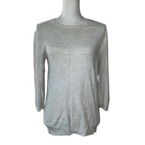 ZARA women’s 3/4 sleeve knit top crew neck size Large